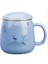 Seramik Filtre Çay Kılıfı Basit Büyük Kapasiteli Çift Drinkware Kapaklı Kahve Kupa Porselen Ofis Çay Ayırma Kupası | Teacups (Elk) 1