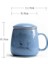 Seramik Filtre Çay Kılıfı Basit Büyük Kapasiteli Çift Drinkware Kapaklı Kahve Kupa Porselen Ofis Çay Ayırma Kupası | Teacups (Elk) 3