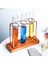 Yaratıcı Test Tüpü Dumanlı Kokteyl Cam Set Maç Tutucu Bar Restoran Büyük Boy Burette Standı Şampanya Flüt Şarap Bardak | Kokteyl Camı 2