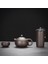 Yaratıcı Mor Kil Seramik Kupası Kung Fu Çay Seti Kupası Taşınabilir Seyahat Çaydanlık Seyahat Çay Seti Hediye Çay Seti | Teaware Setleri 4