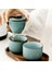 1 Set Taşınabilir Seramik Çay Seti Bir Seyahat Çantası (Matcha Yeşil) ile Açık Çay Bardağı | Teaware Setleri 2