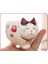 Japon Seramik Sevimli Karikatür Şanslı Kedi Çiçek Çay Yaratıcı Çay Bir Çaydanlık Bardak Set 3