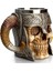 Paslanmaz Çelik Kafatası Kupa Viking Kupası Iskelet Reçine Bira Stein Tankard Kahve Kupa Çay Kupası Cadılar Bayramı Bar Drinkware Hediye | Kupalar 2