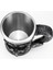 600 ml Baphomet Pentagram Boynuz Kadeh Şarap Cam Gotik Tankard Paslanmaz Çelik Bira Kupası Cadılar Bayramı Hediye | Bira Steins (Bakır) 4