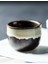 Retro Tarzı Kişilik 35 ml Seramik Porselen El Izi Şarap Cam Küçük Çay Fincanı Sake Fincan Çin Çay Seti H358 | Teacups (Siyah) 3