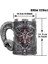Pentagram Boynuz Kadeh Şarap Cam Gotik Wicca Pagan Mistik Tankard Kahve Bira Kupalar Mistik Wicca Fan Hediye | Şarap Kadehleri 3