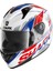 Ridill 1.2 Phaz Kapalı Kask | Beyaz/kırmızı/mavi 1