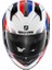Ridill 1.2 Phaz Kapalı Kask | Beyaz/kırmızı/mavi 3