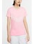 Sportswear Bandana Printed Short-Sleeve Top Pembe Tişört 1