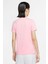 Sportswear Bandana Printed Short-Sleeve Top Pembe Tişört 2