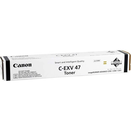 Canon C-Exv-47 Siyah Orjinal Toner Image Runner İR-C250I