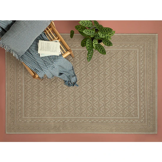English Home Ronita Pamuklu Kilim 50 x 80 cm Bej