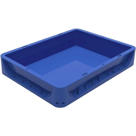 Alpinplast Euronorm Plastik Kasa Mavi (40X30X7.5 Cm)