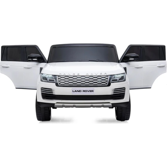 Lila Lisanslı 24V Range Rover Akülü Araba 4 Motor Çift Akü Uzaktan Kumandalı Tablet Ekranlı Çift Kişilik
