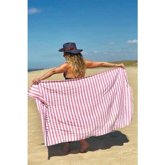 Zeynep Tekstil Stripe 75 x150 cm  Ultra Soft Plaj Havlusu