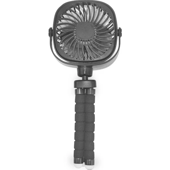 Szykd Ahtapot Arabası Deformasyonu Fan Masaüstü Taşınabilir El Tipi USB Küçük Fan Renk 1200MAH Siyah (Yurt Dışından)