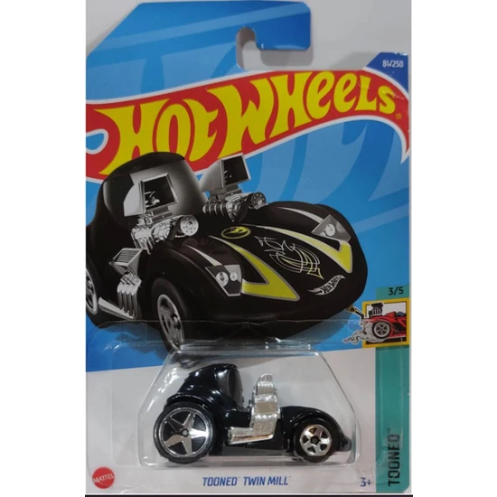Hot Wheels Tooned Twin Mill Hot Wheels Tekli Arabalar 1/64 Ölçek Metal Oyuncak Araba