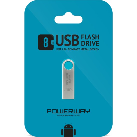Powerway 8 GB Usb Flash Bellek