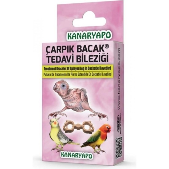 Kanaryapo Papağan Kuşları İçin Çarpık Bacak Bilezik Seti 10 lu Plastik Set