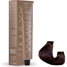 Maxx Deluxe Tüp Boya 6.77 Işıltılı Kahve 60 ml x 4 Adet + Sıvı Oksidan 4 Adet