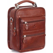 Aka Deri 307   Deri Erkek El ve Omuz Askılı Çanta