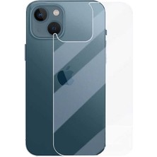 Fibaks Apple iPhone 13 Mini Uyumlu Arka Kasa Koruyucu Tamperli Cam
