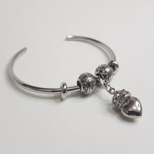 Tonstyle TS001693 Jour Kraliçem I Love You Pand. 925 Ayar Gümüş Tasarım Kadın Bileklik