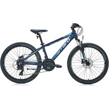 Carraro 24J Carraro Force 420 Dağ Bisikleti - Mat Mavi Gümüş - 32