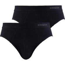 Erkek Loose Fit 2'li Siyah Slip 9625 Blackspade