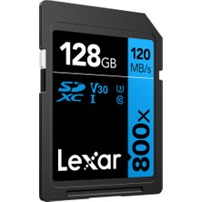 Lexar 128GB High-Performance 800X Uhs-I Sdxc Hafıza Kartı (Blue Series)