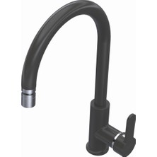 POLEX Cristalux Swan-3 Antrasit Mutfak Evye Bataryası