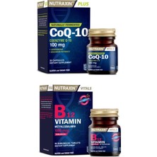 Co Q-10 (100 Mg) 30 Kapsül + B12 Vitamini 1000 Mcg 60 Dilaltı Tableti