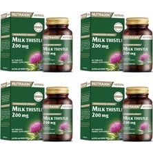 Milk Thistle Deve Dikeni Tohum Ekstresi 60 Tablet X4 Adet