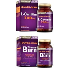 Quick Slim L-Carnitine 700 Mg 60 Tablet +Quick-Slim Thermo Burn 60 Tablet