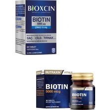 Biotin 5000 Mcg 60 Tablet + Biotin 5000 Mcg 30 Tablet