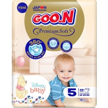 Goon Premium Soft Bebek Bezi Beden:5 (12-20 kg) Junior 168 Adet Jumbo Ekstra Paket