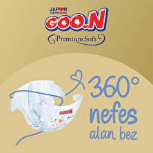 Goon Premium Soft Bebek Bezi Beden:1 (2-5 kg) Yeni Doğan 200 Adet Jumbo Aylık Paket