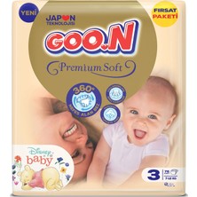Goon Premium Soft Bebek Bezi Beden:3 (7-12 kg) Midi 228 Adet Aylık Fırsat Paket