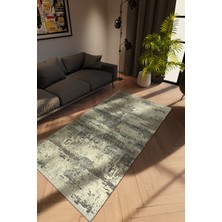 Modern Toprak Dijital Baskı Halı Kaydırmaz Ince Yıkanabilir