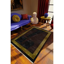 10 Post Online Klasik Anstrasit Dijital Baskı Halı Kaydırmaz Ince Yıkanabilir