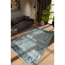 Modern Eskitme Anstrasit Dijital Baskı Halı Kaydırmaz Ince Yıkanabilir