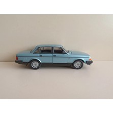 Derin Toys Volvo 240 Gl Light Blue Metallic 1:24 Ölçek Model Araba