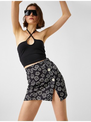 Koton Çapraz Bağlamalı Crop Atlet