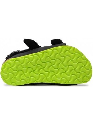 Birkenstock Milano Kids Bf Black Lime Siyah Erkek Çocuk Sandalet