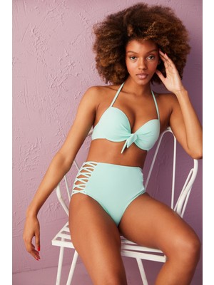 Penti MintYeşili Basic Hight Fashion Bikini Altı