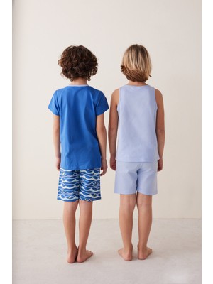 Penti Çok Renkli Erkek Çocuk Make Waves 4lü Pijama Takımı