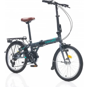 Simple 20 Jant 16''katlanır Bisiklet Gri-Yeşil
