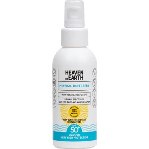 Heaven On Earth %100 Doğal ve Organik Içerikli, Vegan, 50+ Spf Mineral Korumalı Suya Dayanıklı Güneş KREMI_100 ml