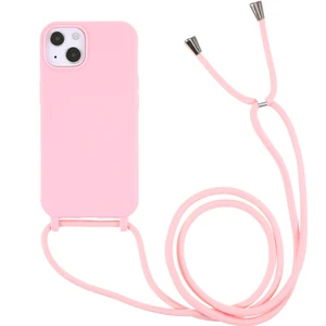 Bilişim Akademi iphone 13MINI Kılıf Boyun Askılı Lansman Silikon Kılıf Kapak