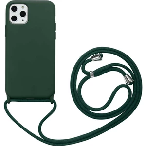 Bilişim Akademi iphone 11 Pro Max Kılıf Boyun Askılı Lansman Silikon Kılıf Kapak